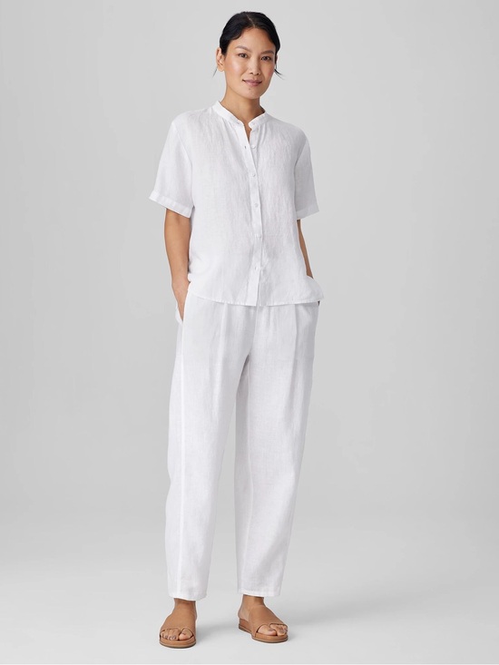 Eileen Fisher Pants - Eileen Fisher Organic Linen Lantern Pants in White (still full price in store)